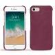 가죽 커버 Apple iPhone 7 - Prune vintage ( Pantone 512C ) 