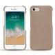 Lederschutzhülle Apple iPhone 7 - Taupe vintage ( Pantone 7530C ) 