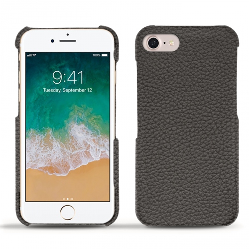 가죽 커버 Apple iPhone 7Anthracite ( Pantone #41403c ) 