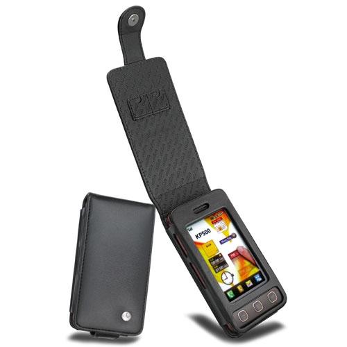 Custodia in pelle LG KP500 Cookie 