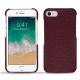 Lederschutzhülle Apple iPhone 7 - Lie de vin ( Pantone 5115C ) 