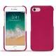 가죽 커버 Apple iPhone 7 - Rose fluo