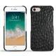 가죽 커버 Apple iPhone 7 - Autruche nero