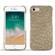 Lederschutzhülle Apple iPhone 7 - Autruche desert