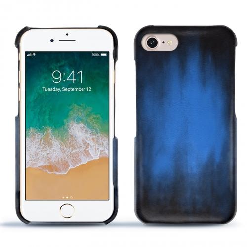 Custodia in pelle Apple iPhone 7Bleu Patine