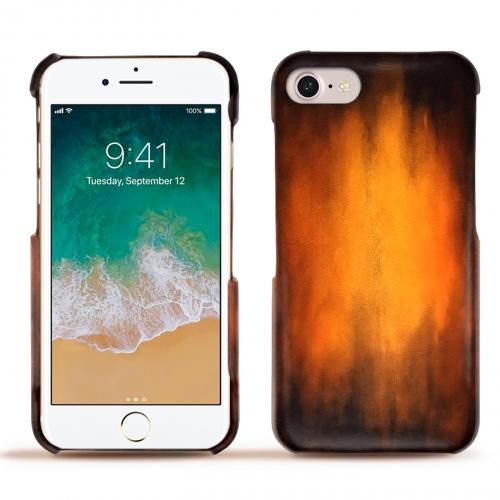 가죽 커버 Apple iPhone 7Fauve Patine