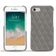 가죽 커버 Apple iPhone 7 - Acier vintage - Couture