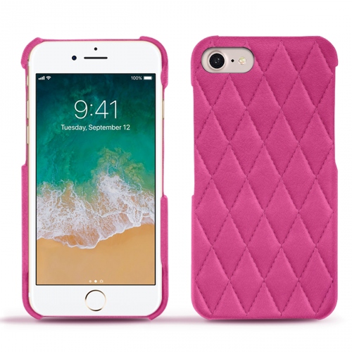 가죽 커버 Apple iPhone 7Rose BB - Couture ( Pantone #DB599F )