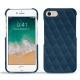 Custodia in pelle Apple iPhone 7 - Blu mediterran - Couture