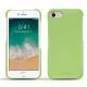 가죽 커버 Apple iPhone 7 - Vert olive PU