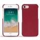 가죽 커버 Apple iPhone 7 - Rouge passion
