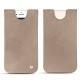 가죽 커버 Apple iPhone 7 - Taupe vintage ( Pantone 7530C ) 