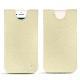 Apple iPhone 7 leather pouch - Ivoire ( Sleek P C12 - White ) 