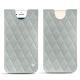 Lederschutzhülle Apple iPhone 7 - Gris - Couture ( Nappa - Pantone W428C ) 