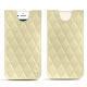 Apple iPhone 7 leather pouch - Beige - Couture ( Nappa - Pantone 7502C ) 
