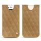 Pochette cuir Apple iPhone 7 - Sable vintage - Couture