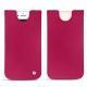 Pochette cuir Apple iPhone 7 - Rose fluo