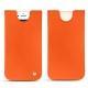 Pochette cuir Apple iPhone 7 - Orange fluo