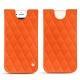 Funda de piel Apple iPhone 7 - Orange fluo - Couture