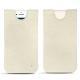 Apple iPhone 7 leather pouch - Blanc escumo