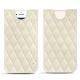 가죽 커버 Apple iPhone 7 - Blanc escumo - Couture