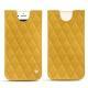 Pochette cuir Apple iPhone 7 - Jaune soulèu - Couture