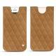Apple iPhone 7 leather pouch - Castan esparciate - Couture