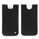 Pochette cuir Apple iPhone 7 - Abaca nero