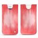 Apple iPhone 7 leather pouch - Rose Patine