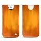 Pochette cuir Apple iPhone 7 - Orange Patine