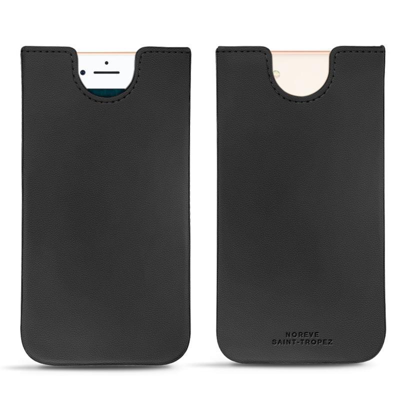 Apple iPhone 7 leather pouch - Noir PU