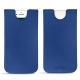 Pochette cuir Apple iPhone 7 - Bleu océan PU