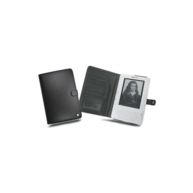 Amazon Kindle 2 - Kindle International  leather case - Noir ( Nappa - Black ) 