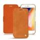 Capa em pele Apple iPhone 8 Plus - Mandarine vintage ( Pantone 165C ) 