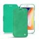 Apple iPhone 8 Plus leather case - Menthe vintage ( Pantone 562C ) 