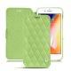 Funda de piel Apple iPhone 8 Plus - Vert olive - Couture ( Nappa - Pantone 578U ) 