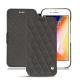 Capa em pele Apple iPhone 8 Plus - Anthracite - Couture ( Pantone 424C ) 