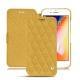 Housse cuir Apple iPhone 8 Plus - Mimosa - Couture ( Pantone 141C ) 