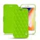 Housse cuir Apple iPhone 8 Plus - Vert fluo - Couture