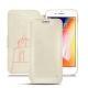 Housse cuir Apple iPhone 8 Plus - Blanc escumo