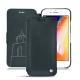 Apple iPhone 8 Plus leather case - Blu marino