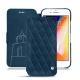 Apple iPhone 8 Plus leather case - Blu mediterran - Couture