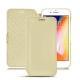 Capa em pele Apple iPhone 8 Plus - Beige PU