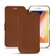 Funda de piel Apple iPhone 8 Plus - Marron PU