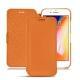 Apple iPhone 8 Plus leather case - Orange PU