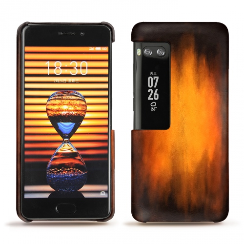Custodia in pelle Meizu Pro 7Fauve Patine