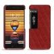 Custodia in pelle Meizu Pro 7 - Tomate - Couture ( Pantone 187C ) 