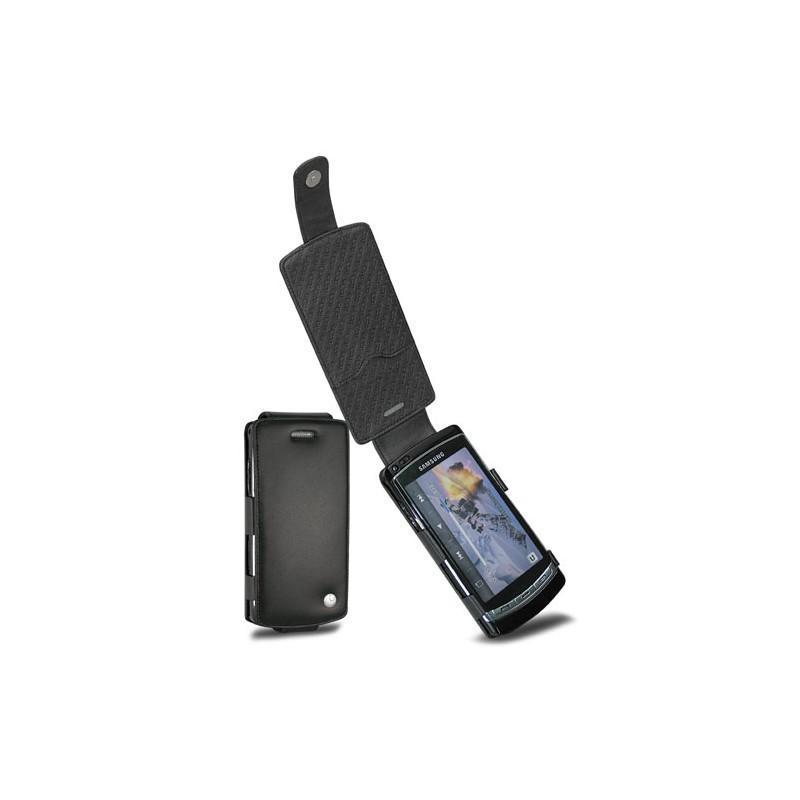 硬质真皮保护套 Samsung Acme i8910 - OmniaHD  - Noir ( Nappa - Black ) 
