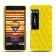 レザーケース Meizu Pro 7 - Jaune fluo - Couture