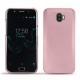 가죽 커버 Wiko Wim - Rose ( Nappa - Pantone 2365C ) 